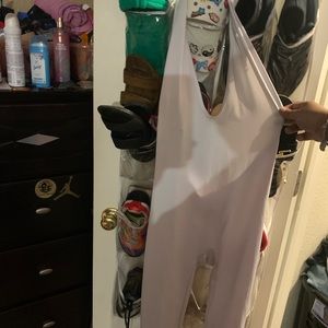 Backless romper